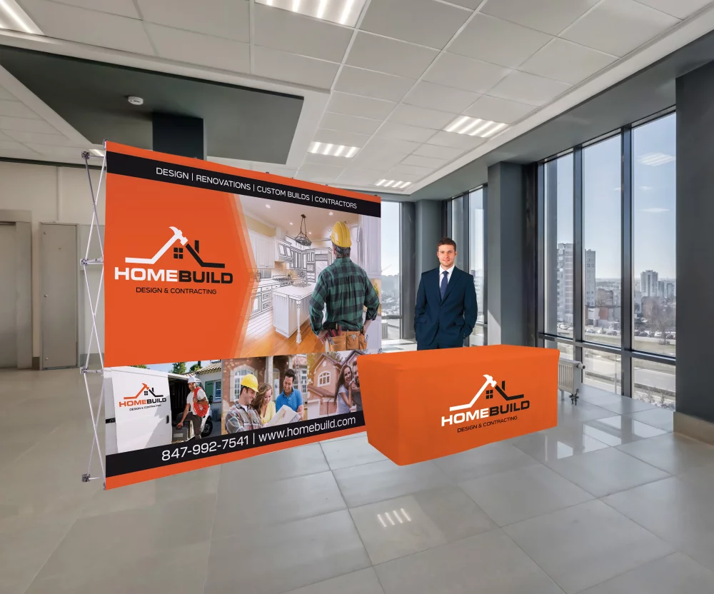 6' Fitted Table Throw (Full-Color Front Only)