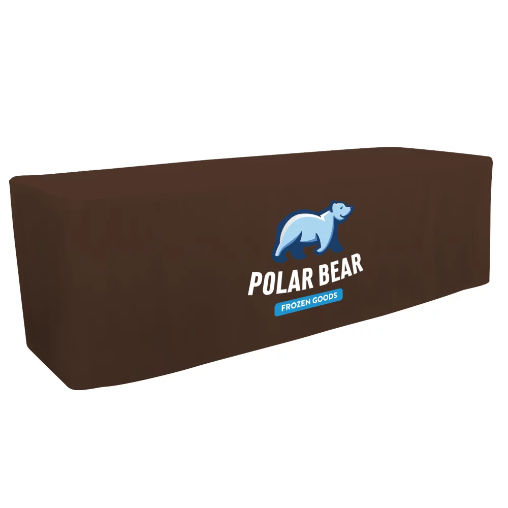 8' Fitted Table Throw (Full-Color Front Only)