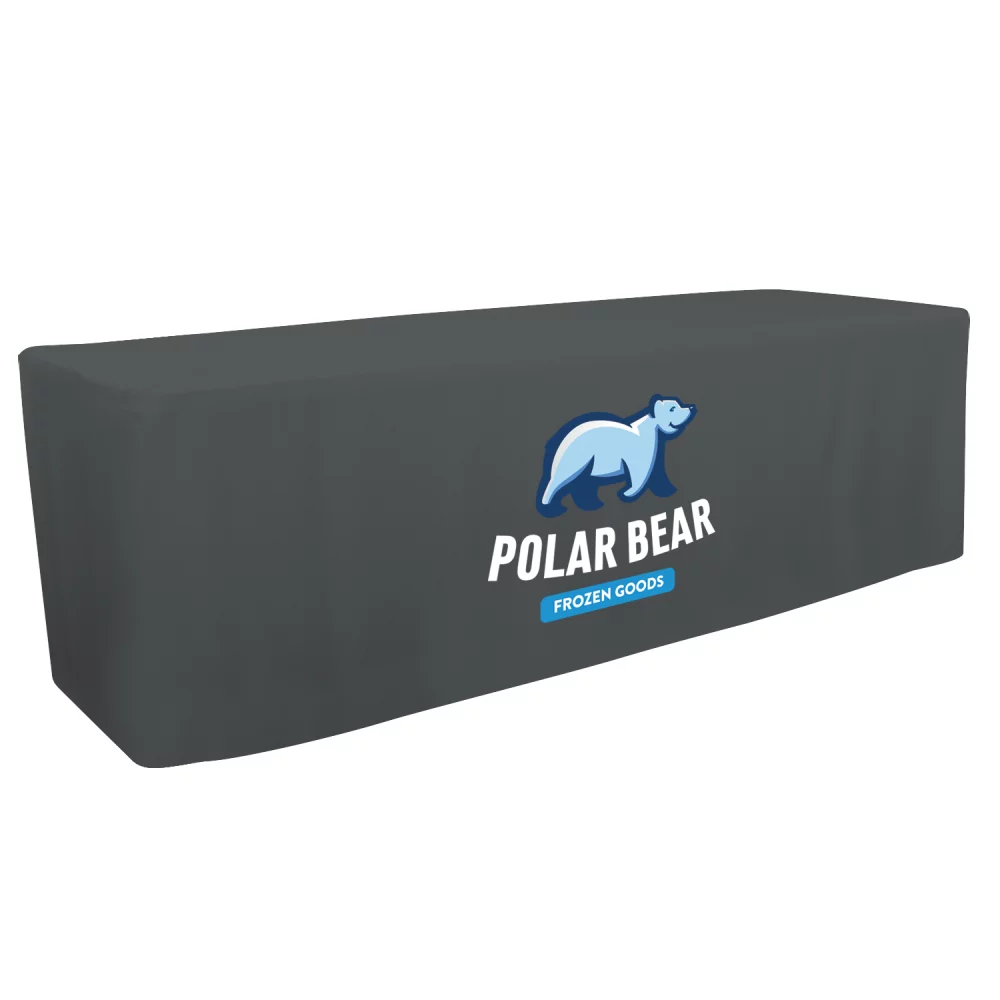 8' Fitted Table Throw (Full-Color Front Only)