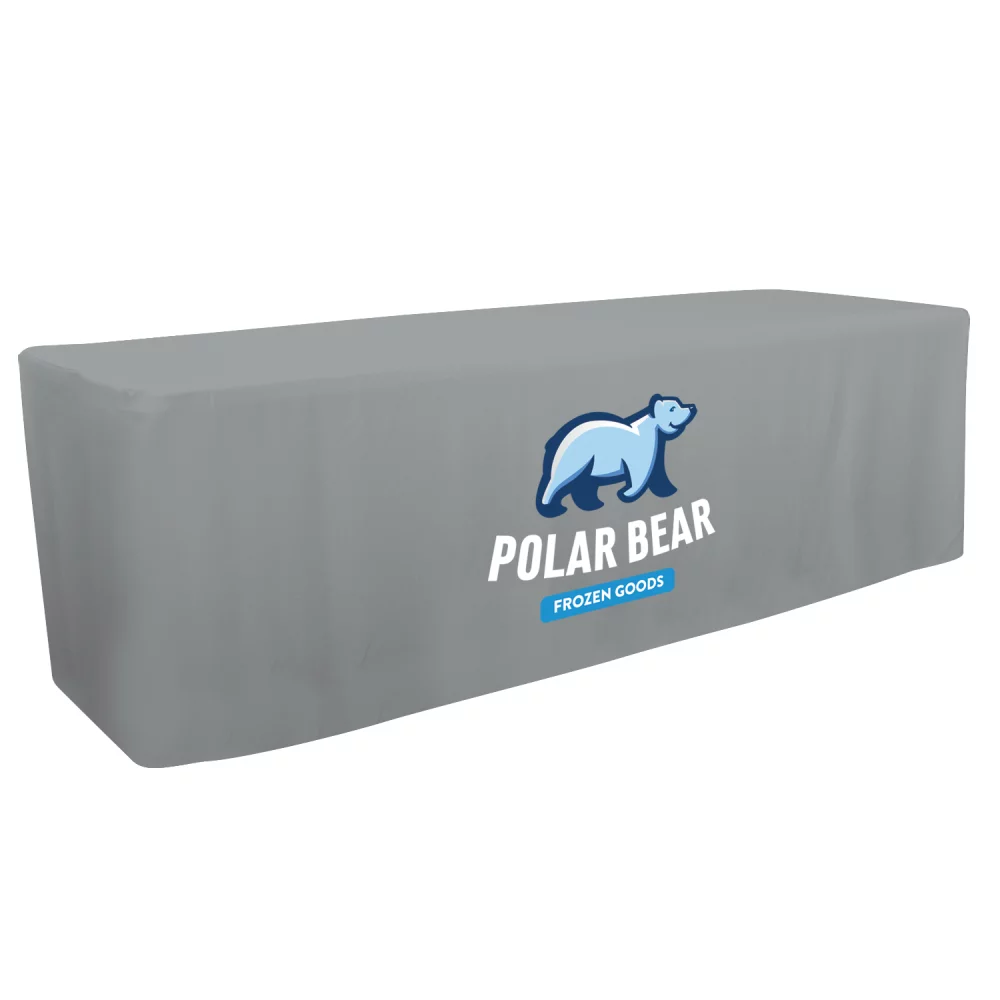 8' Fitted Table Throw (Full-Color Front Only)