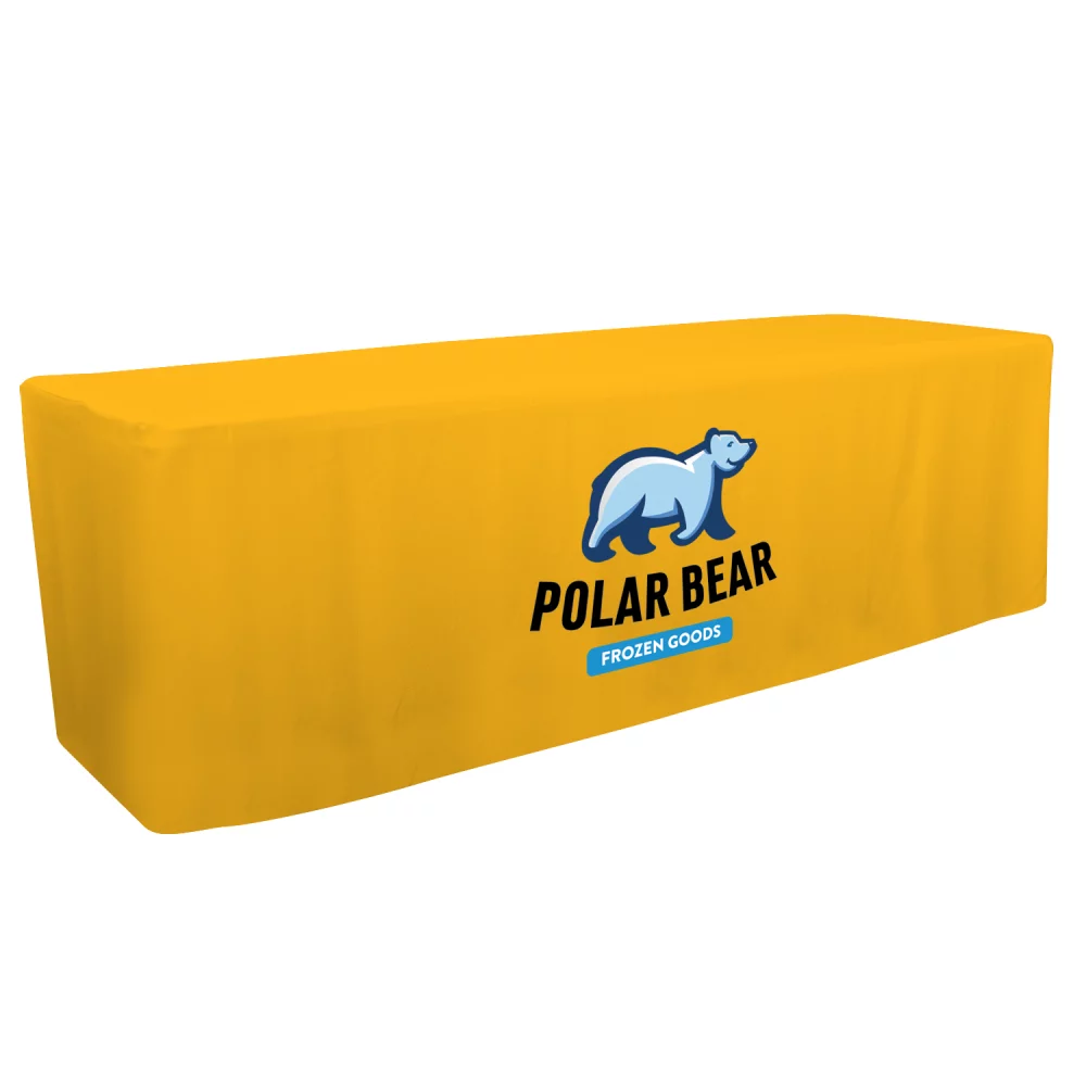8' Fitted Table Throw (Full-Color Front Only)