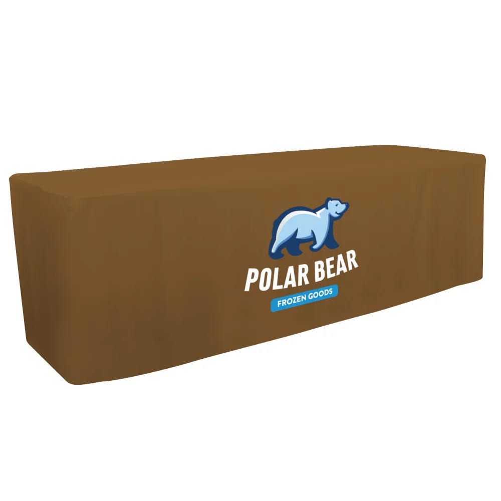 8' Fitted Table Throw (Full-Color Front Only)