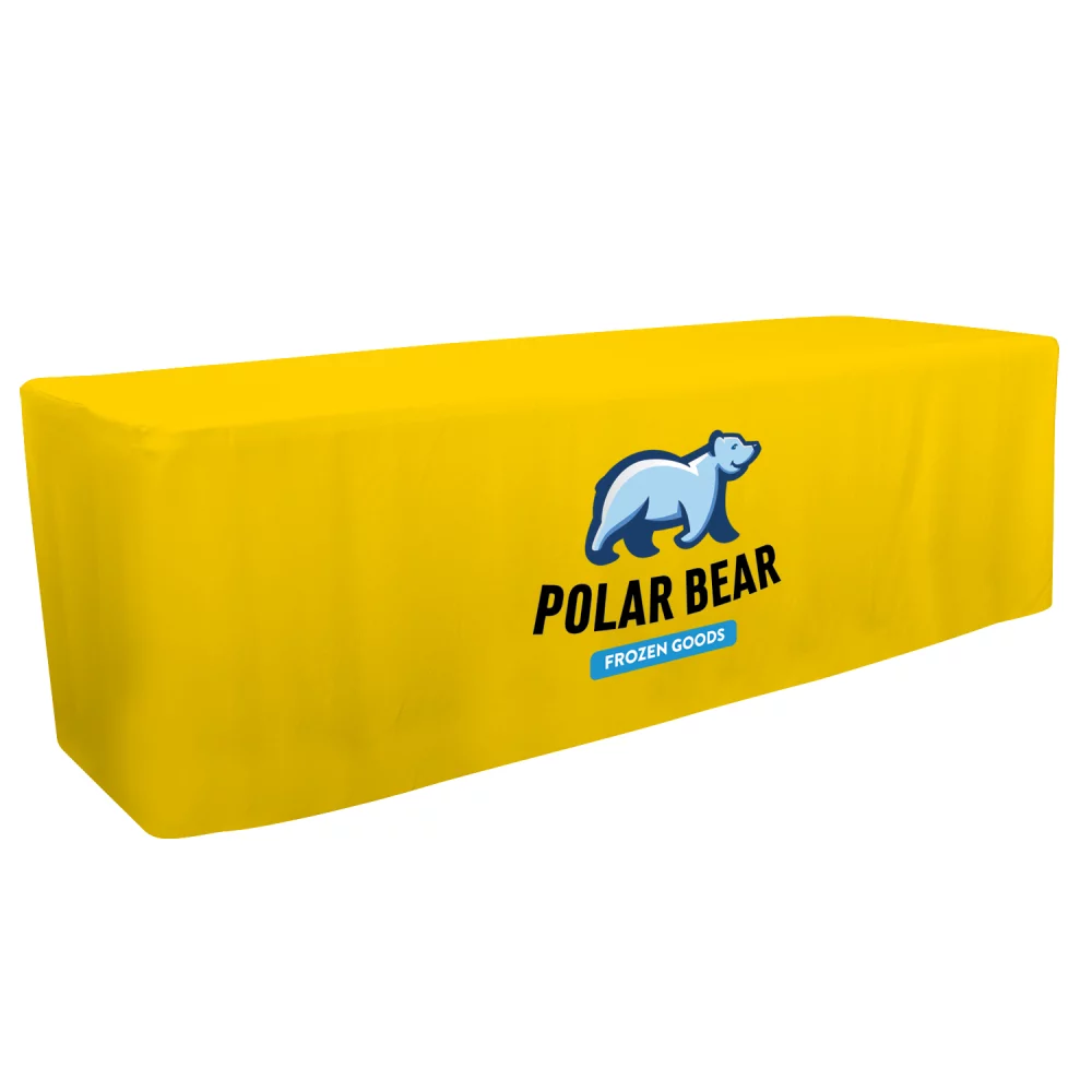 8' Fitted Table Throw (Full-Color Front Only)
