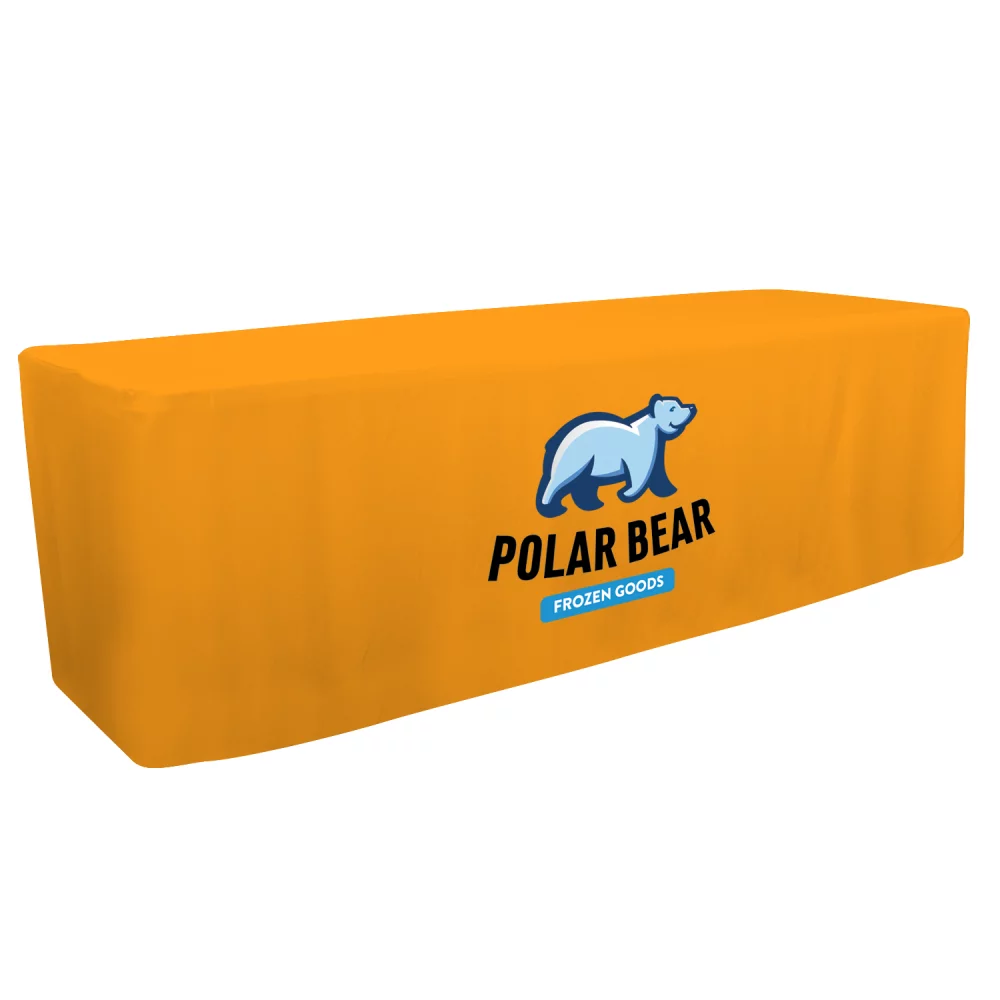 8' Fitted Table Throw (Full-Color Front Only)