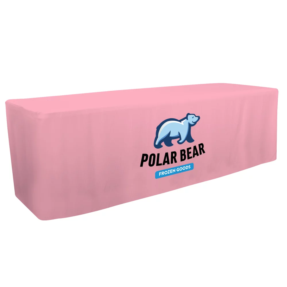 8' Fitted Table Throw (Full-Color Front Only)