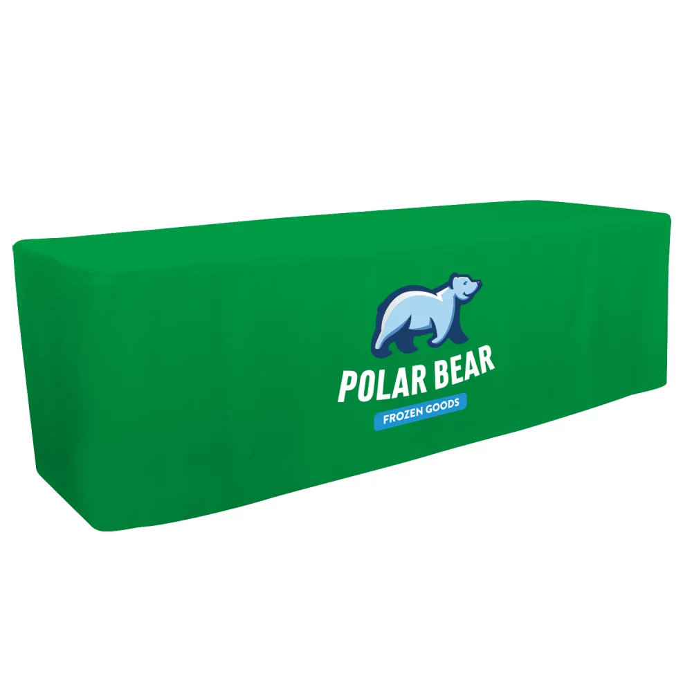 8' Fitted Table Throw (Full-Color Front Only)