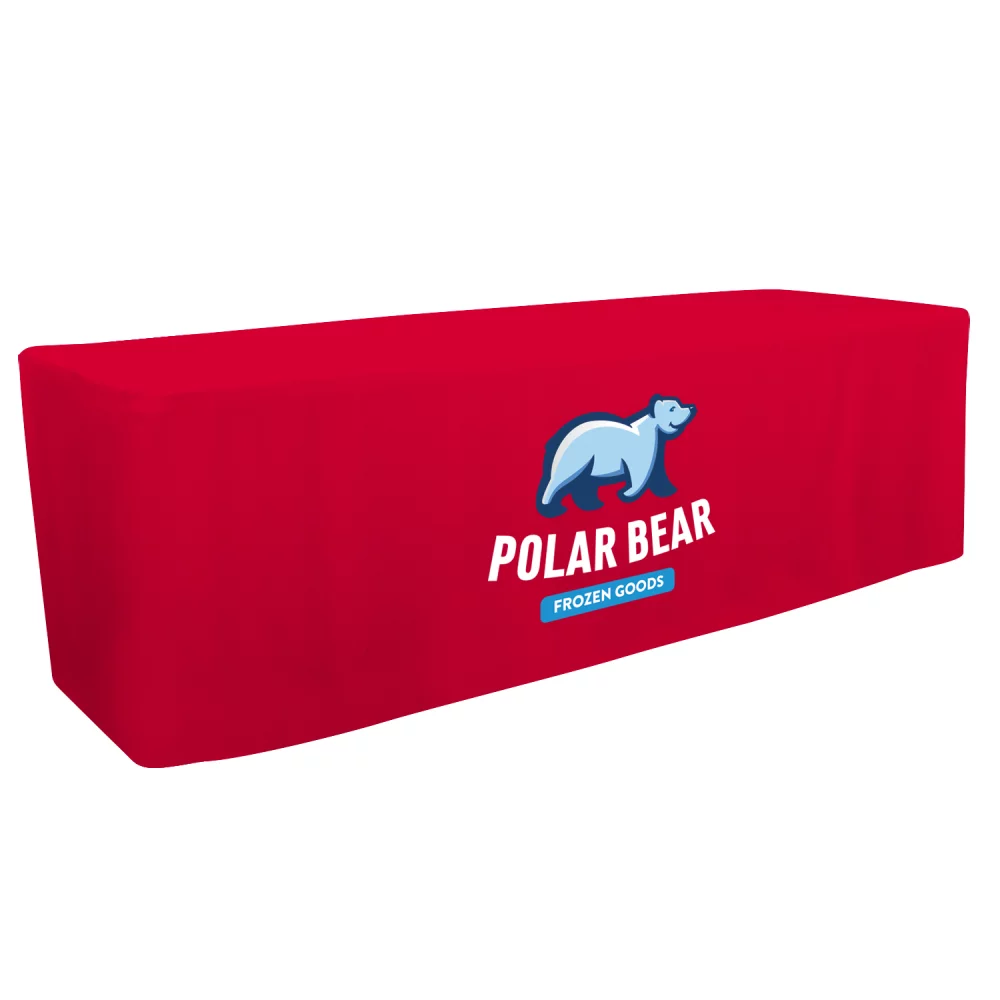 8' Fitted Table Throw (Full-Color Front Only)