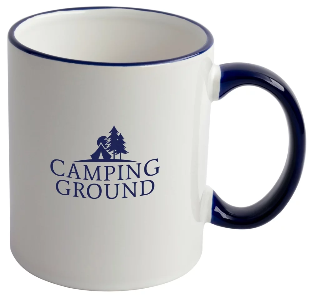 Premium Stock 11oz 2tone White/Cobalt mug