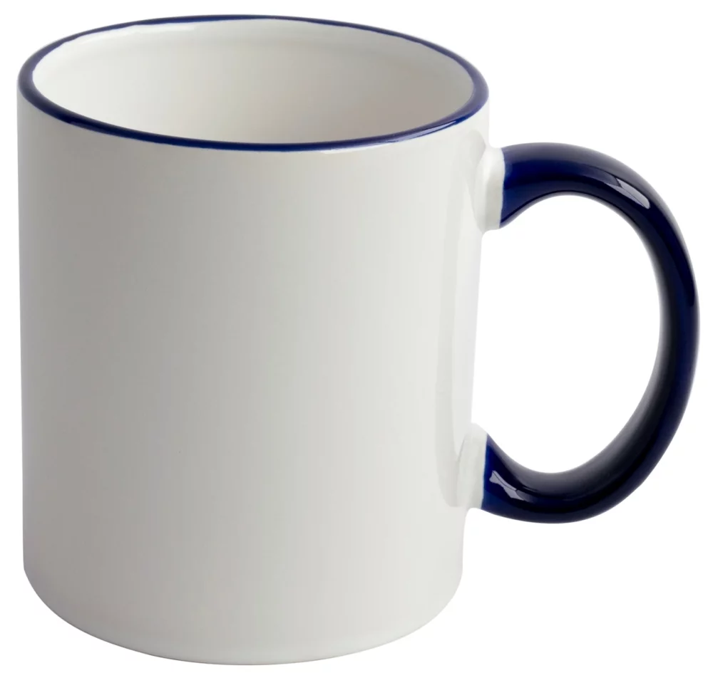 Premium Stock 11oz 2tone White/Cobalt mug