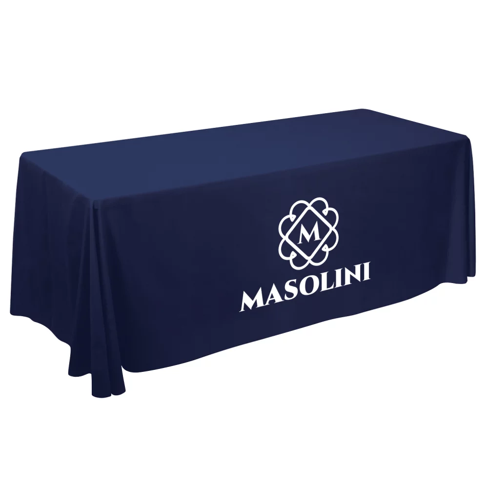 6' Value Lite Table Throw (White Imprint, 1 Location)