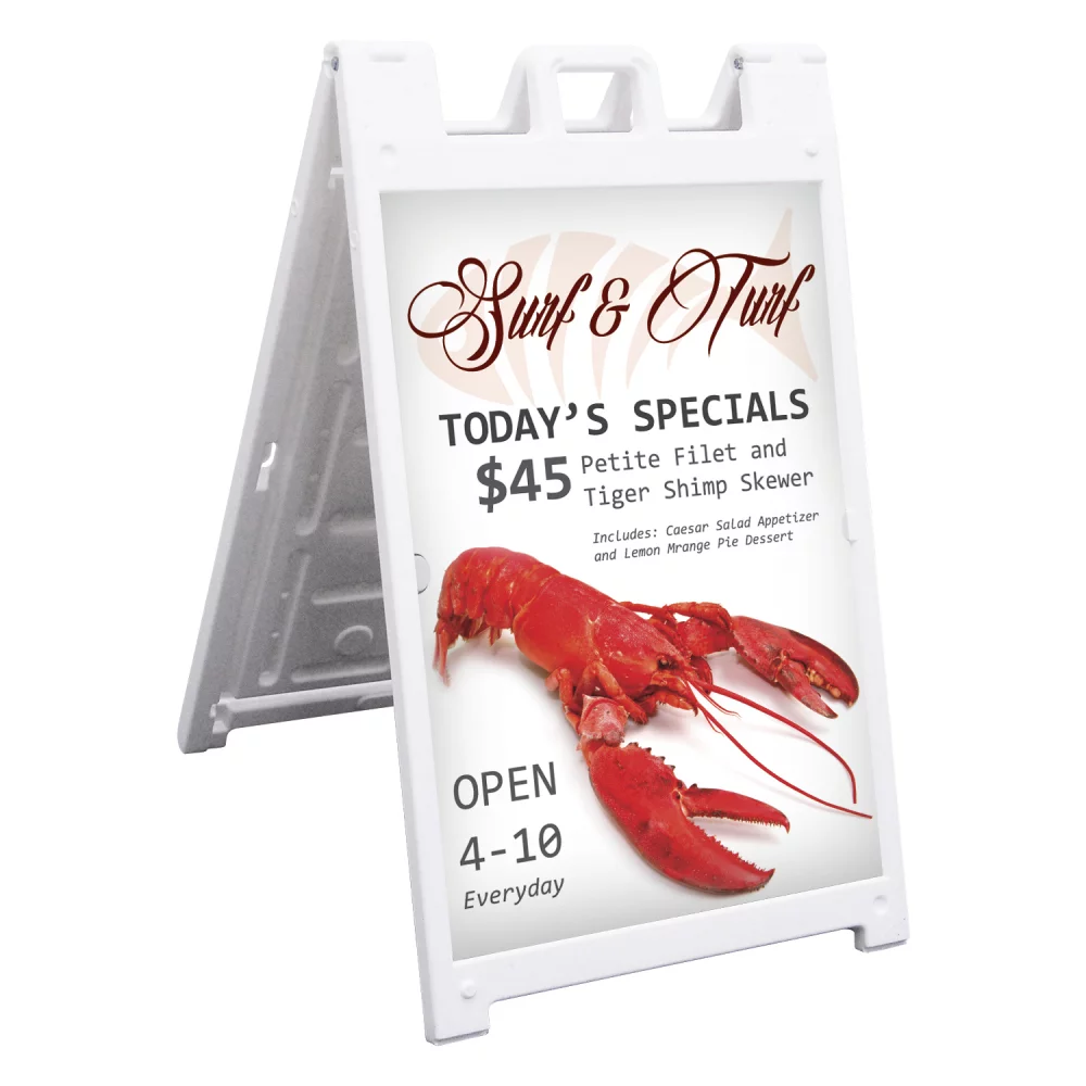 Kit de panneau en A Signicade Deluxe (unilatéral)