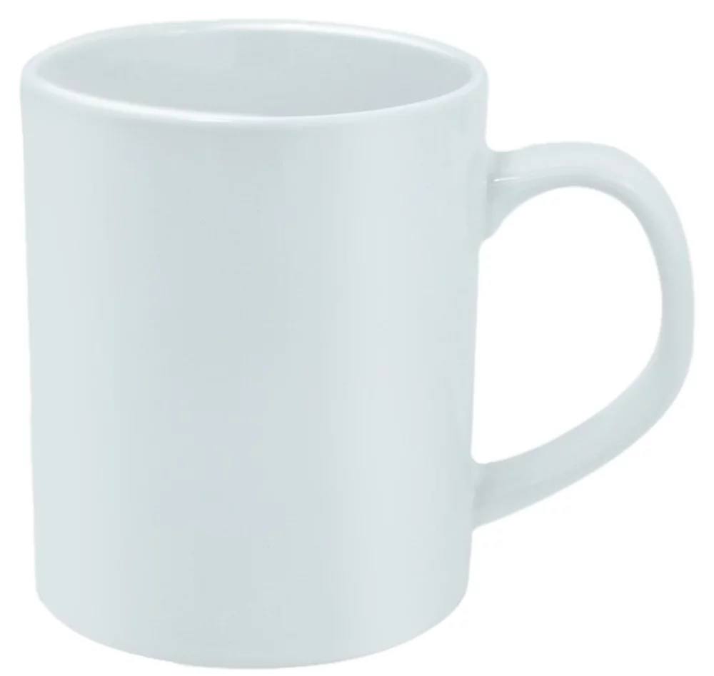 Premium Stoneware 12oz white mug