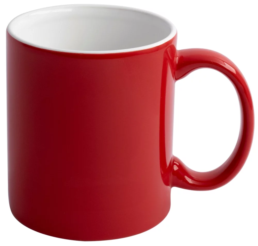 Premium Stock 11oz 2tone red/white mug