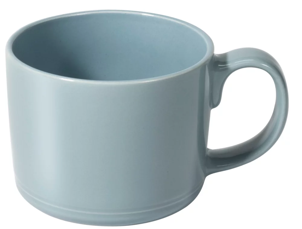 Ensemble de 4 tasses de 12 oz en bleu arctique Nina dans une boîte cadeau Raven.