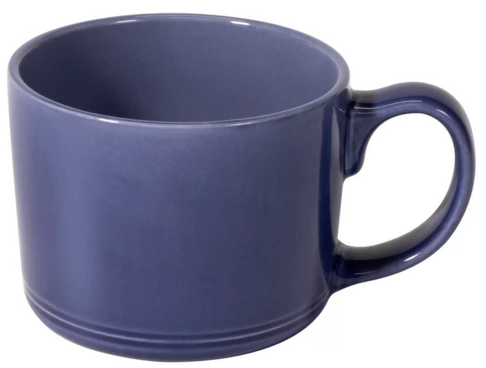 Ensemble de 4 tasses de 12 oz en bleu marine Nina dans une boîte cadeau corbeau.