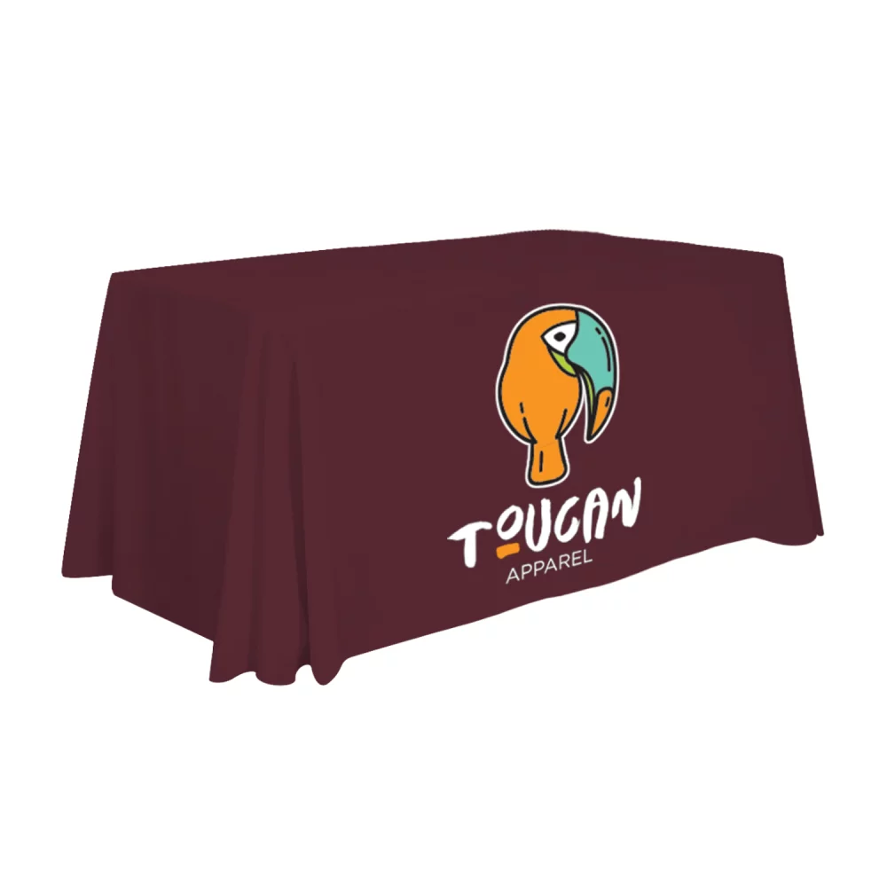 4' Economy Table Throw (Full-Color Front Only)