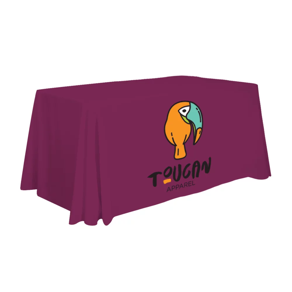 4' Economy Table Throw (Full-Color Front Only)
