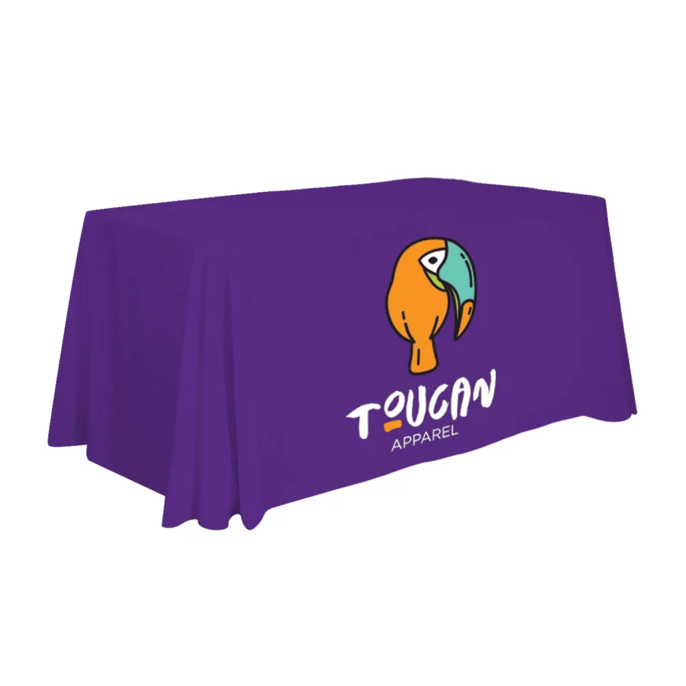 4' Economy Table Throw (Full-Color Front Only)