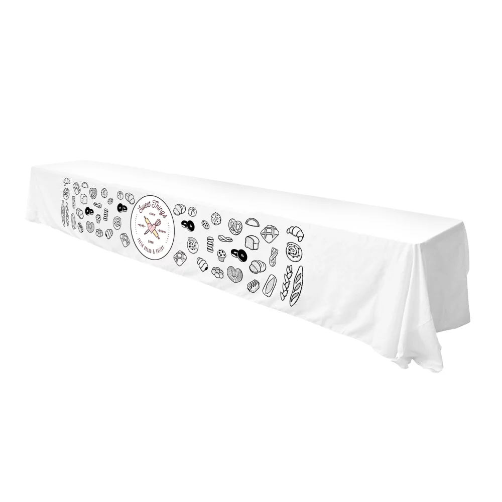 16' Economy Table Throw (Full-Color Front Only)