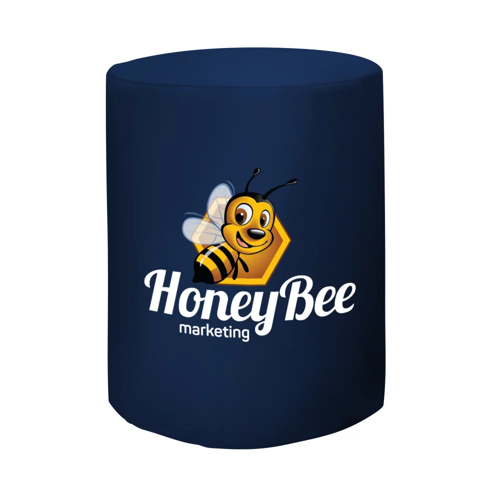 Bar-Height Round Fitted Table Throw (Full-Color Front Only)