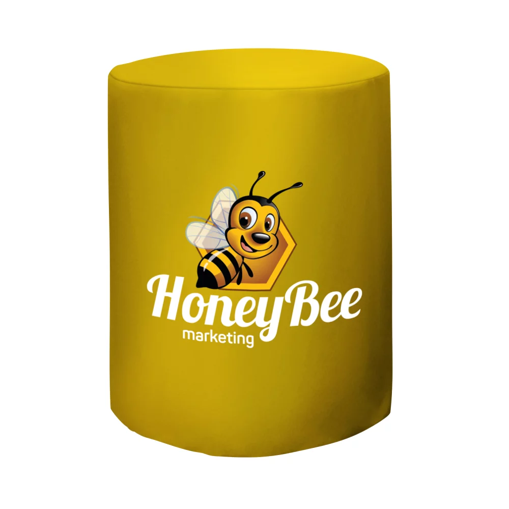 Jeté de table ajusté rond de hauteur de bar (pleine couleur sur le devant uniquement)