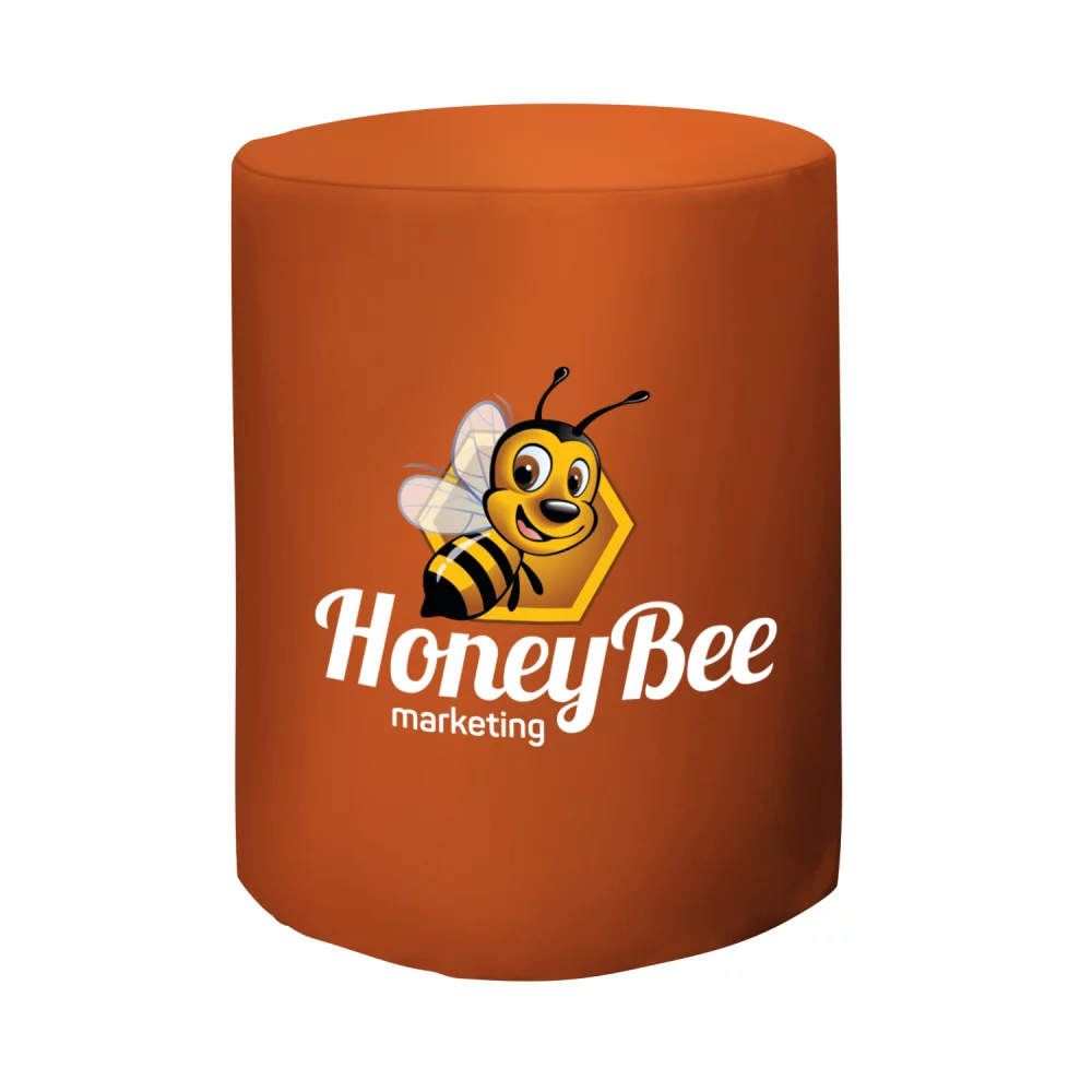 Bar-Height Round Fitted Table Throw (Full-Color Front Only)