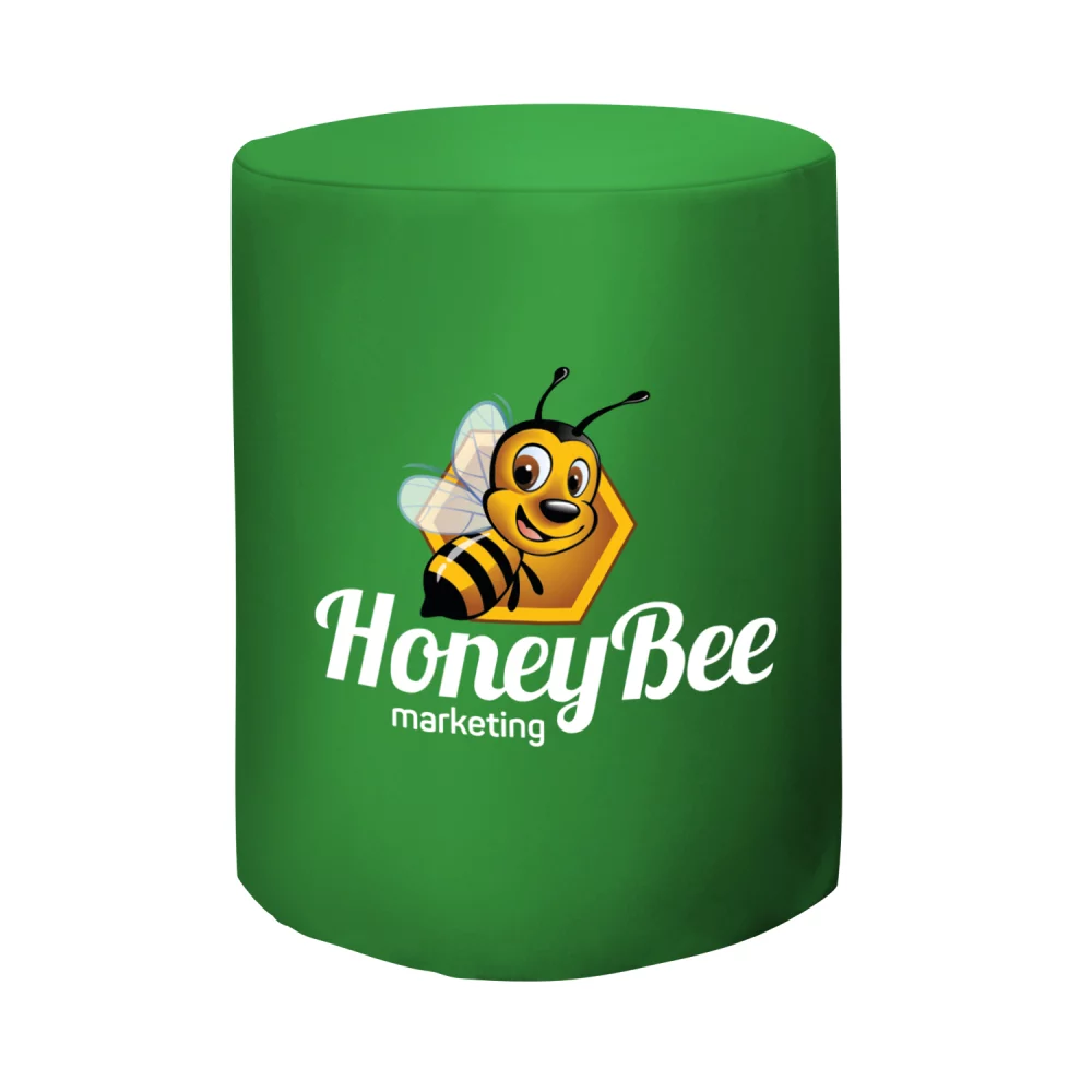 Jeté de table ajusté rond de hauteur de bar (pleine couleur sur le devant uniquement)