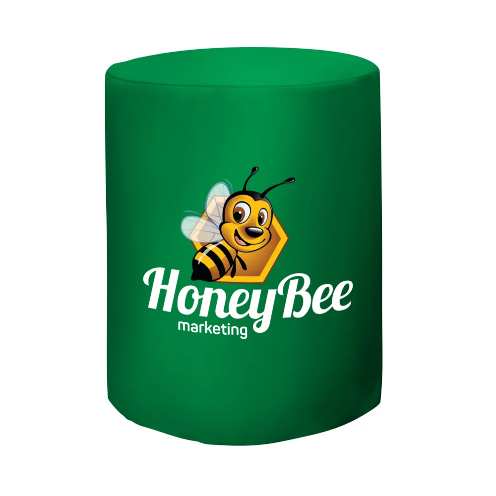 Bar-Height Round Fitted Table Throw (Full-Color Front Only)