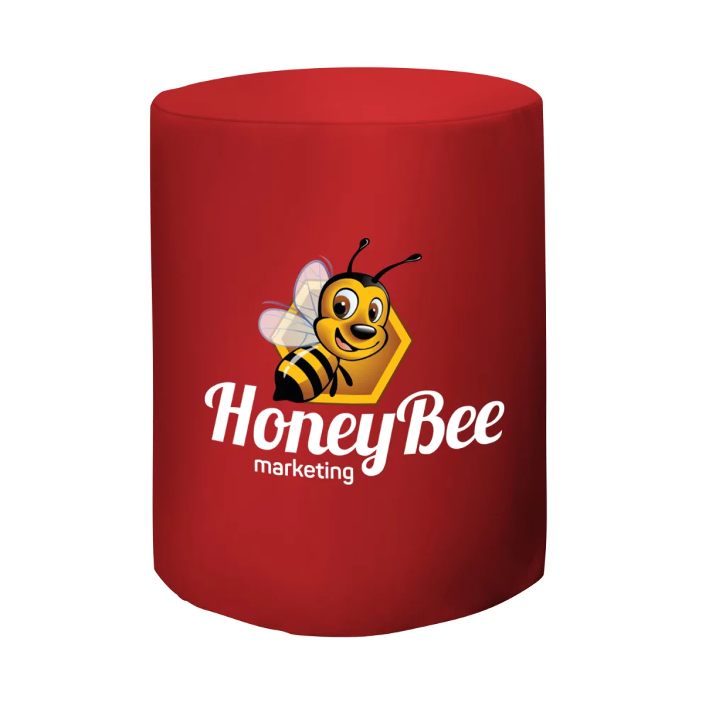 Bar-Height Round Fitted Table Throw (Full-Color Front Only)