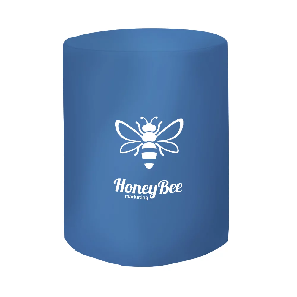 Bar-Height Round Fitted Table Throw (Full-Color Front Only)