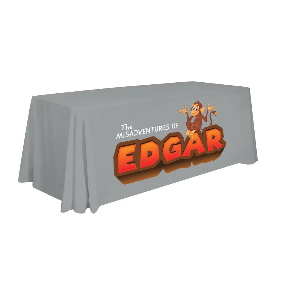 6' LazerLine 4-Sided Throw Full-Color Front Only