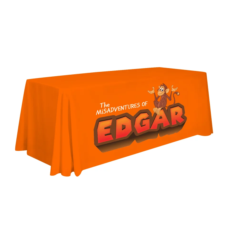 6' LazerLine 4-Sided Throw Full-Color Front Only