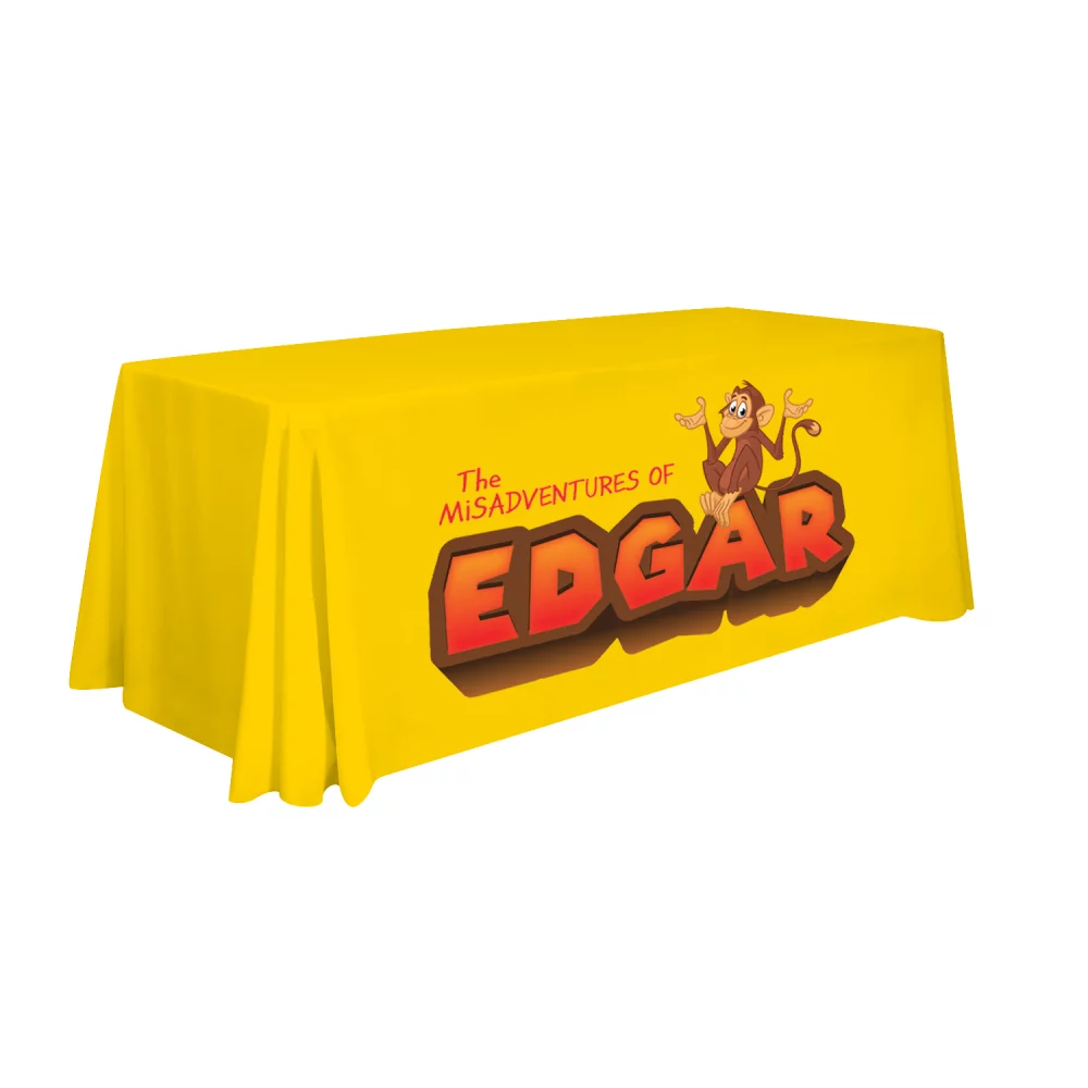 6' LazerLine 4-Sided Throw Full-Color Front Only