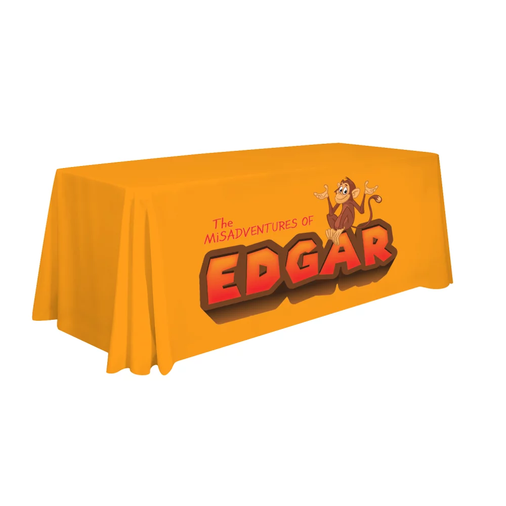 6' LazerLine 4-Sided Throw Full-Color Front Only