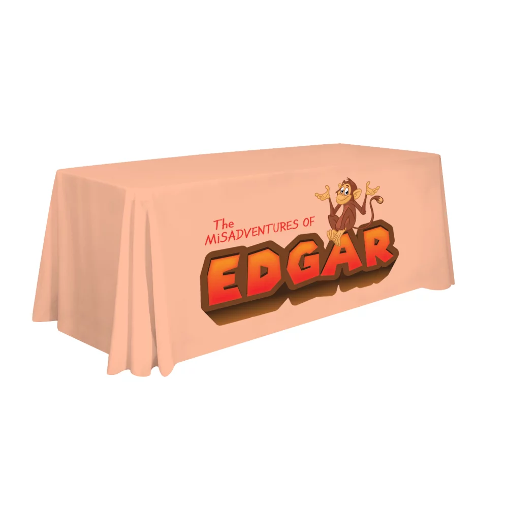 6' LazerLine 4-Sided Throw Full-Color Front Only