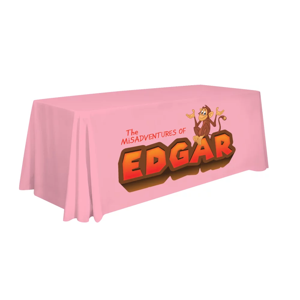 6' LazerLine 4-Sided Throw Full-Color Front Only