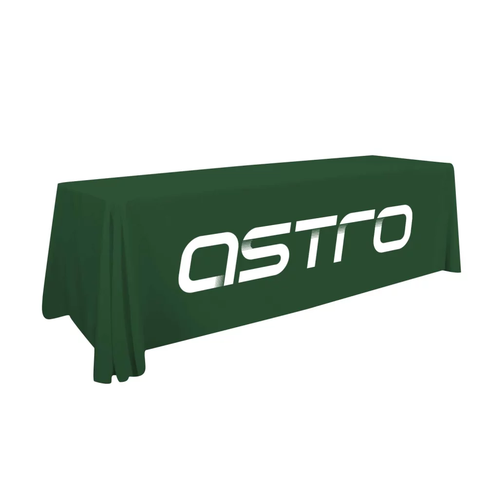 8' LazerLine 4-Sided Throw en couleur pleine face uniquement