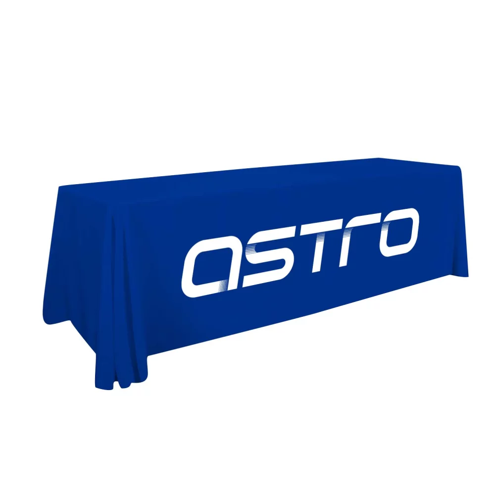 8' LazerLine 4-Sided Throw en couleur pleine face uniquement