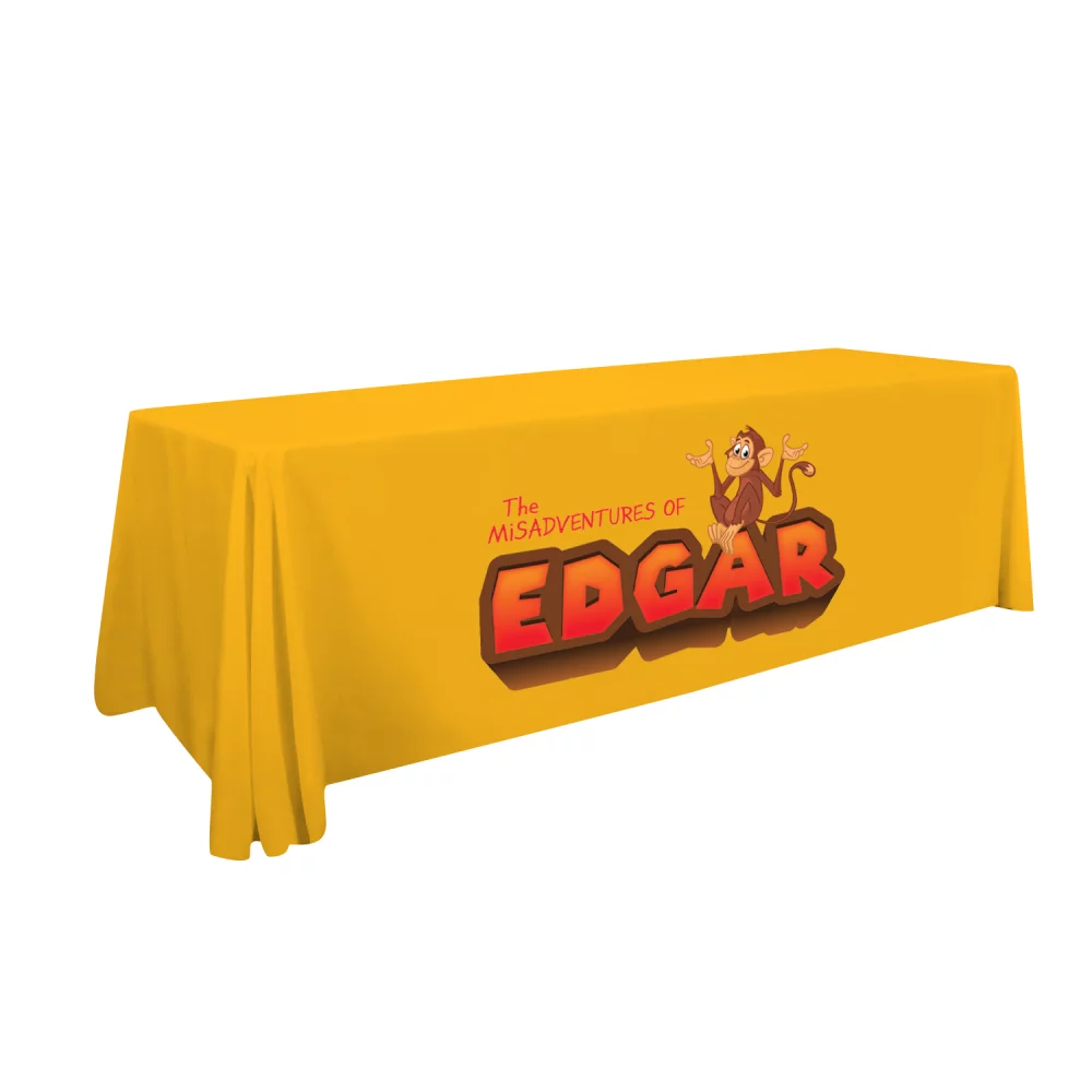 8' LazerLine 4-Sided Throw Full-Color Front Only