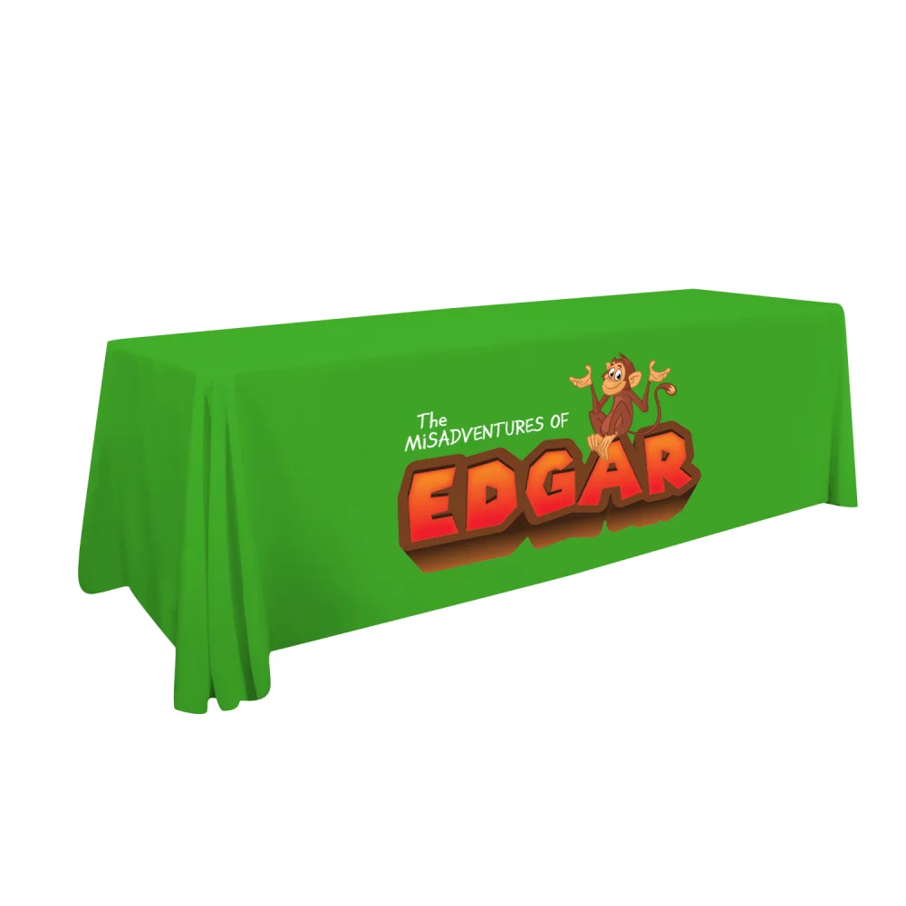 8' LazerLine 4-Sided Throw Full-Color Front Only