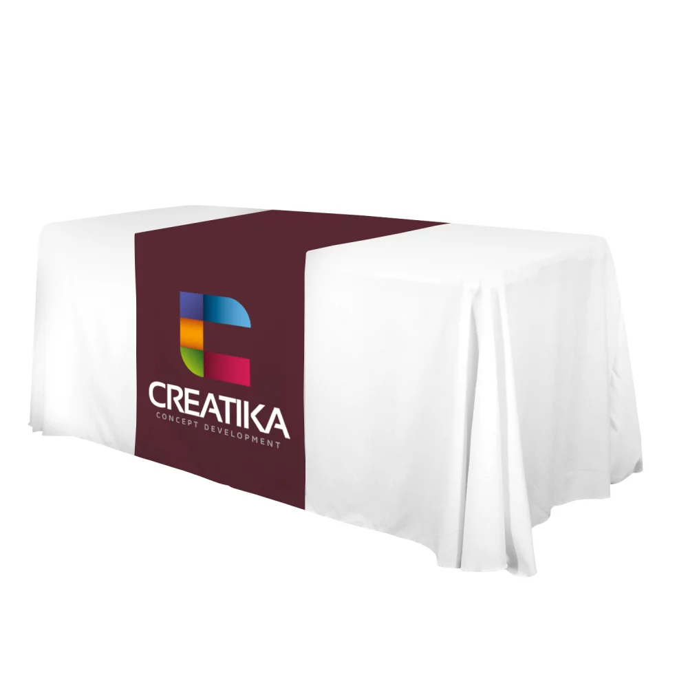 28" LazerLine Table Runner Full-Color Front Only