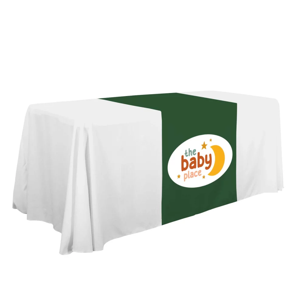 28" LazerLine Table Runner Full-Color Front Only
