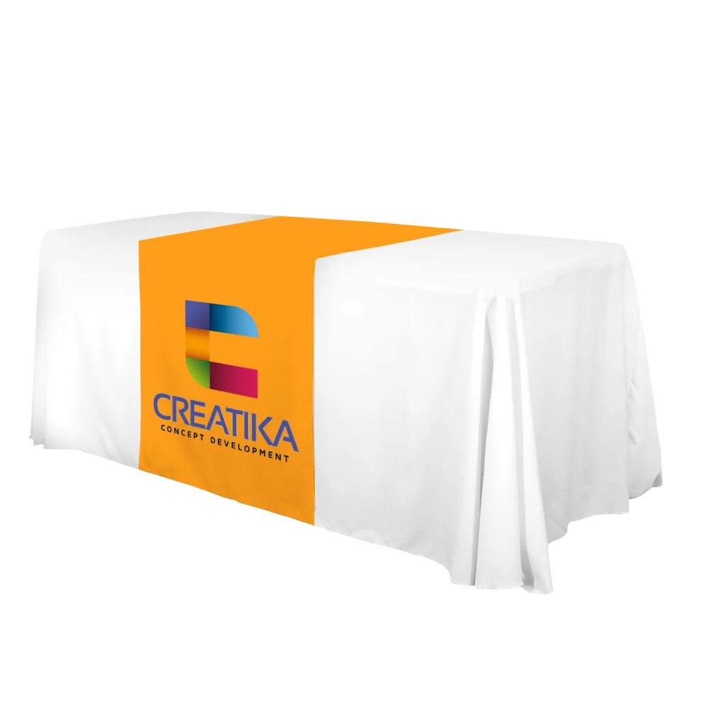 28" LazerLine Table Runner Full-Color Front Only