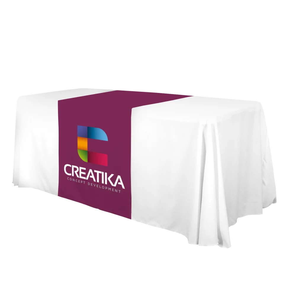 28" LazerLine Table Runner Full-Color Front Only