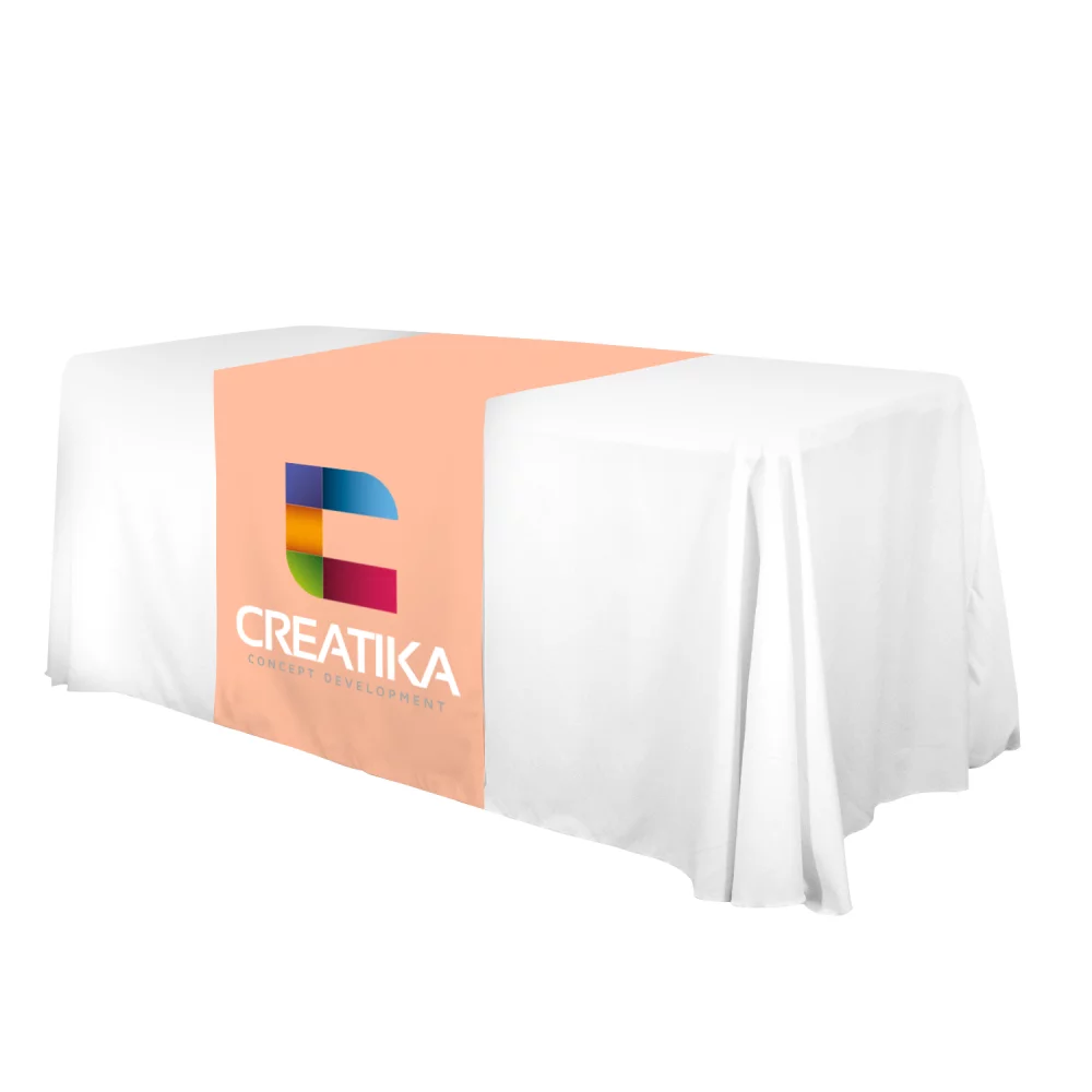 28" LazerLine Table Runner Full-Color Front Only