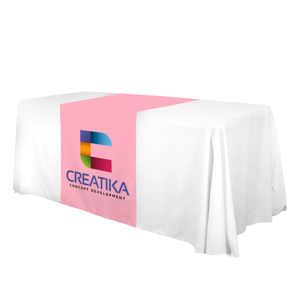28" LazerLine Table Runner Full-Color Front Only