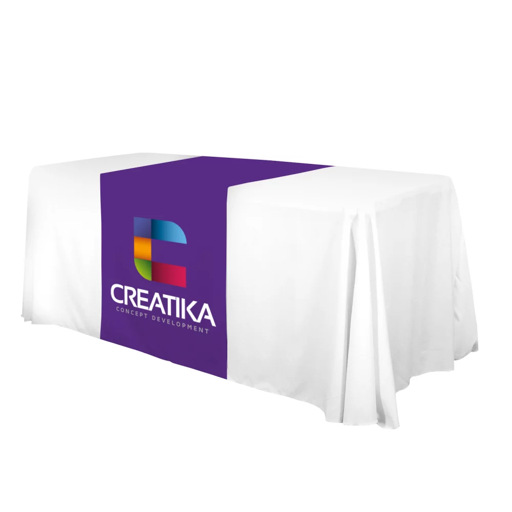 28" LazerLine Table Runner Full-Color Front Only