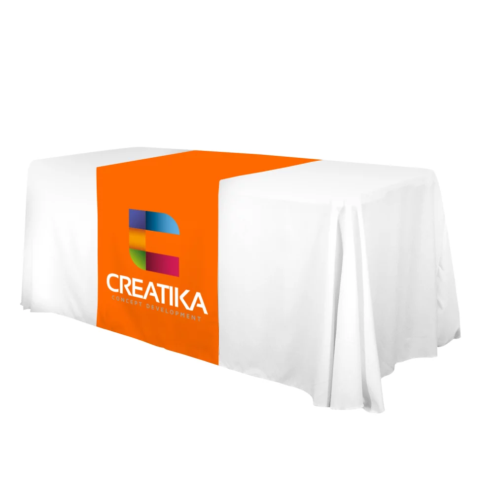 28" LazerLine Table Runner Full-Color Front Only