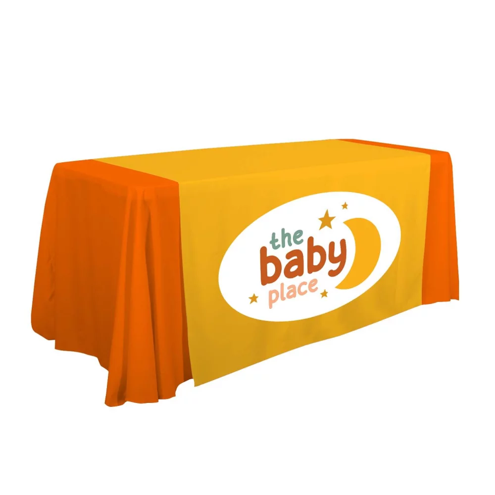 Chemins de table LazerLine de 57" en couleur pleine sur le devant uniquement