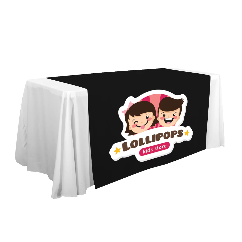 57" LazerLine Table Runner Full-Color Front Only